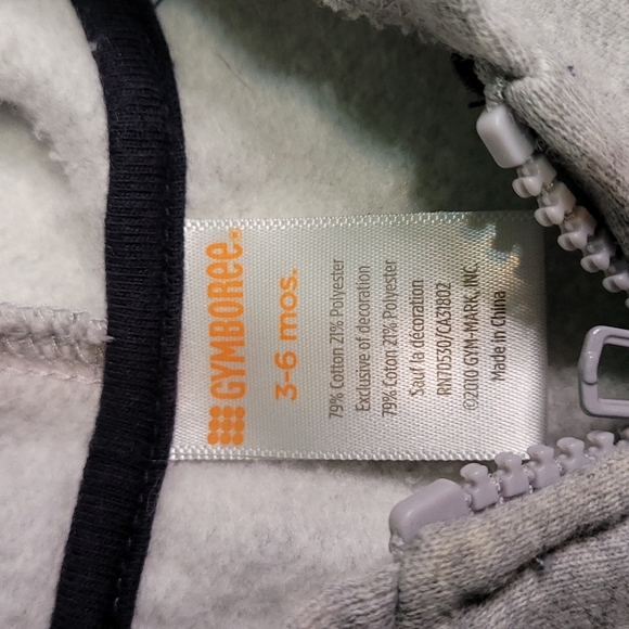 Gymboree 3-6 Month Zip Up Jacket - Picture 3 of 3